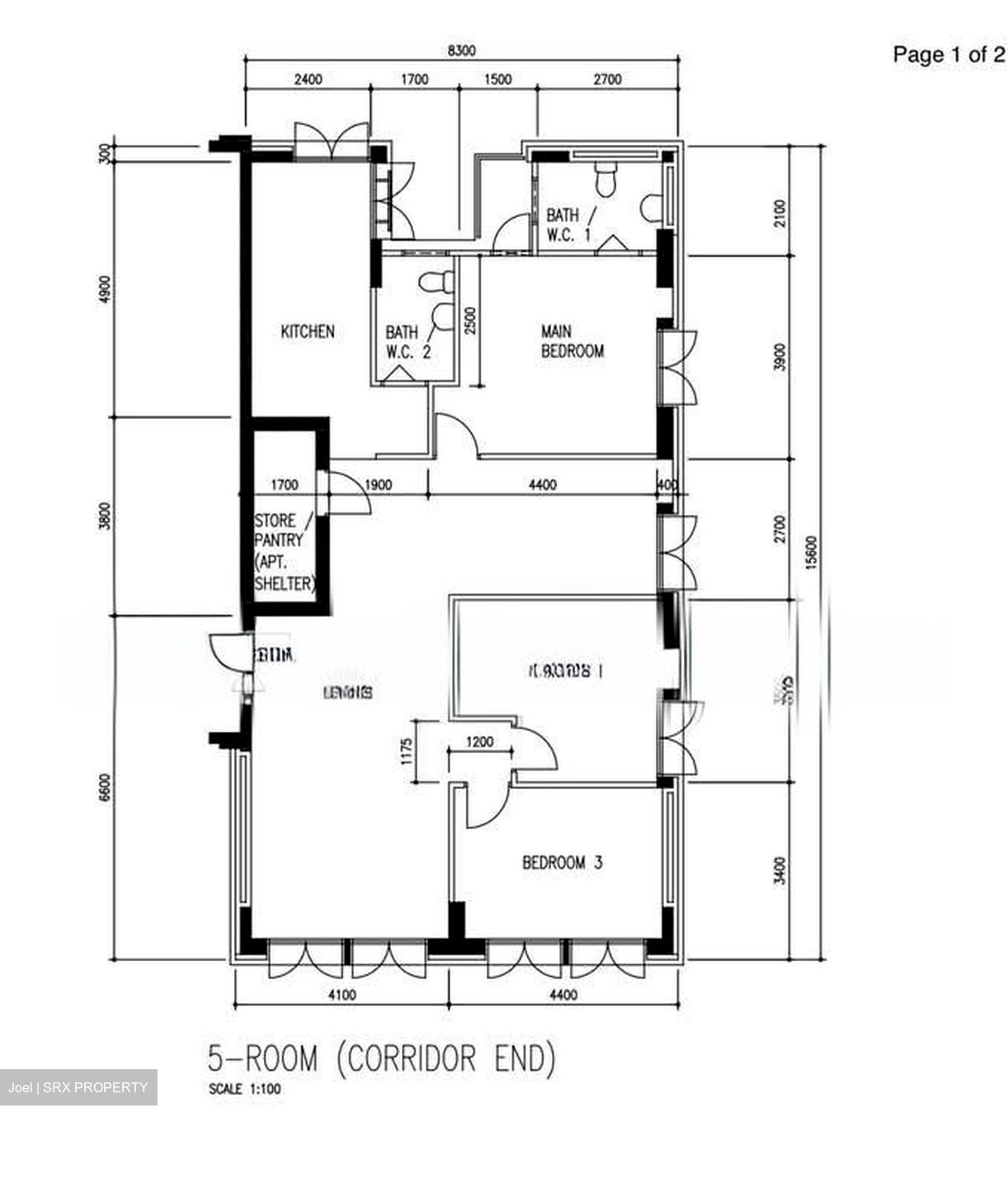 Blk 188A Rivervale Gateway (Sengkang), HDB 5 Rooms #562100141